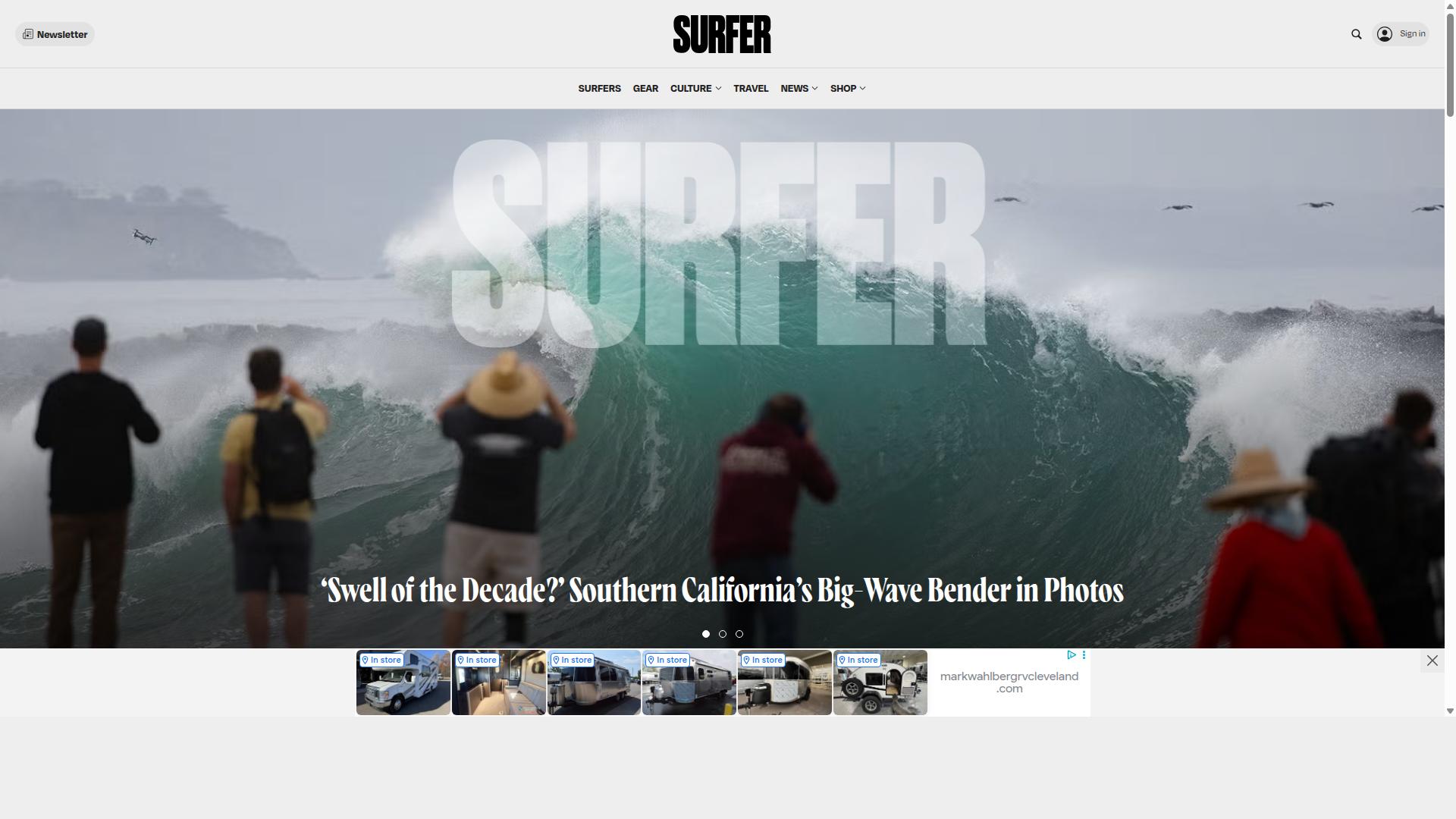 Surfer website