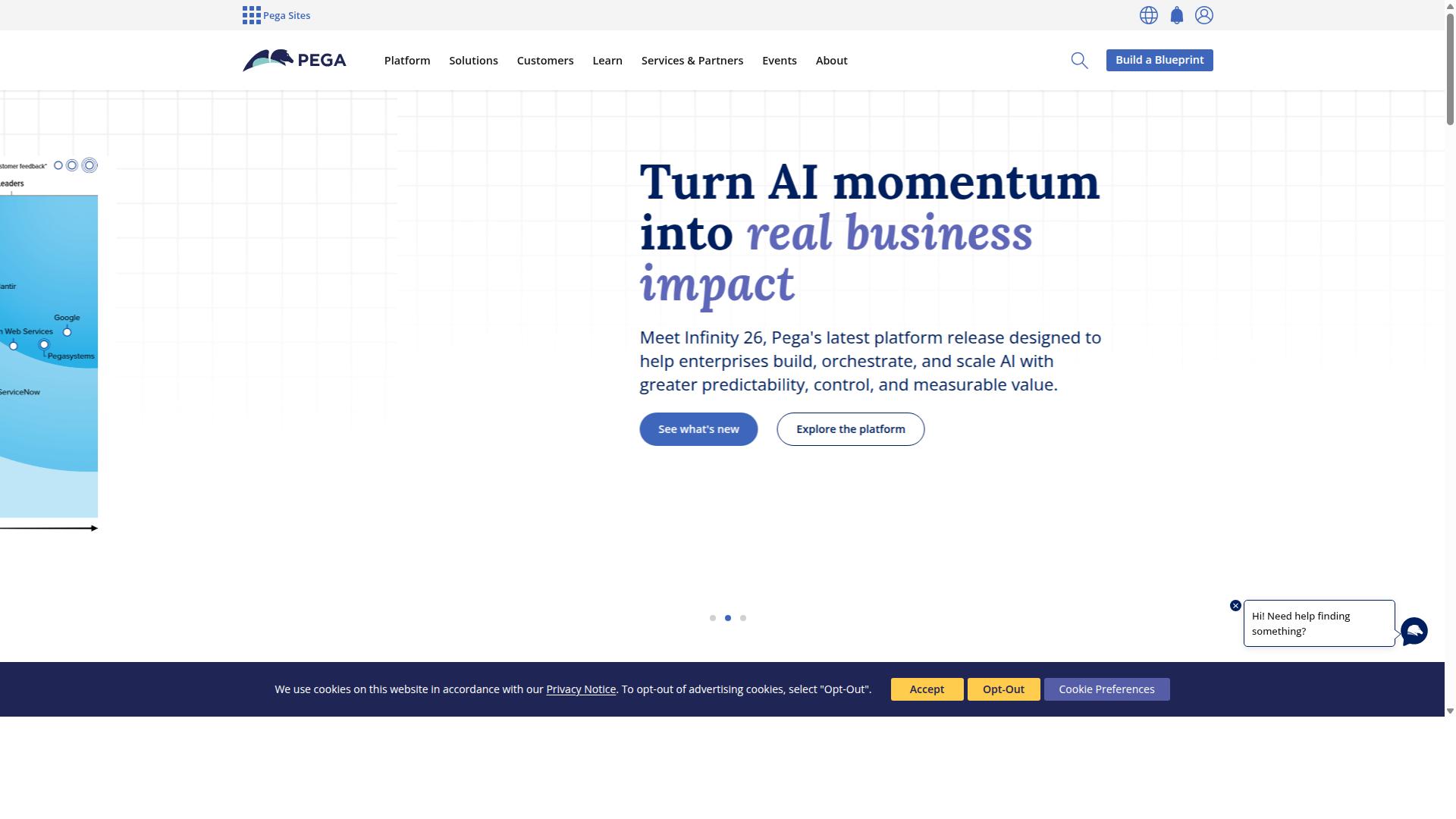 Pega website