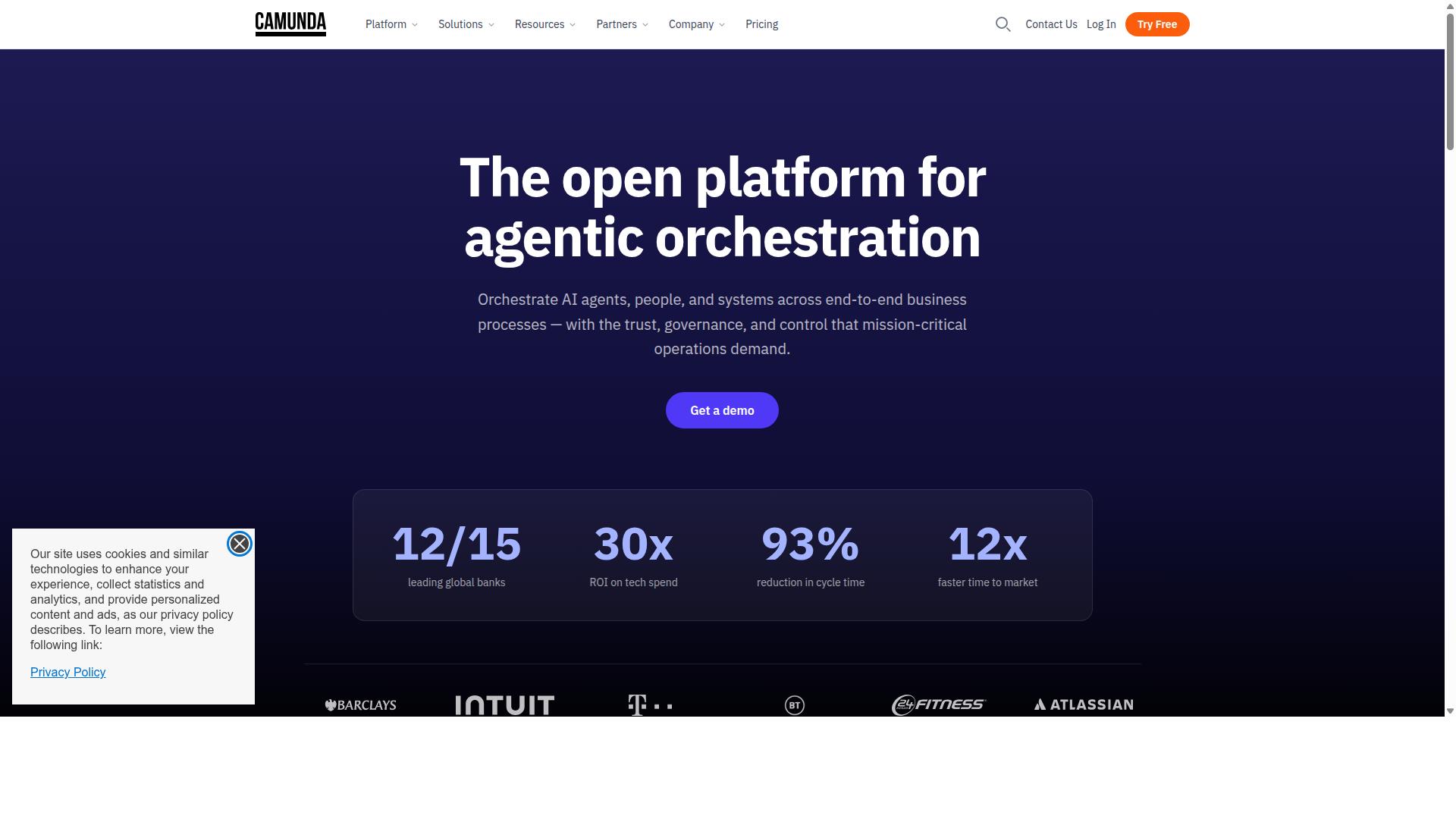 Camunda website